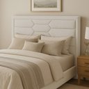 Ver imagem 2 de Cabeceira Cama Box Casal 140 Cm Roma Linho Cru - Nexta Casa