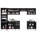 Ver imagem 6 de Cozinha Modulada 6 Módulos Composição 8 Preto - Lumil Móveis