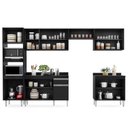 Ver imagem 6 de Cozinha Modulada 6 Módulos Composição 8 Preto - Lumil Móveis