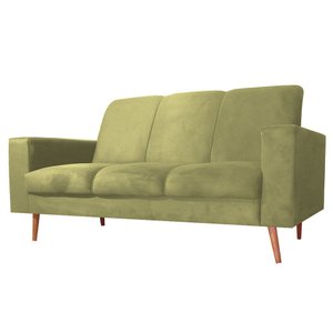 Namoradeira Sofa 3 Lugares Luana Amarelo