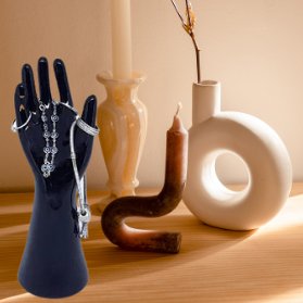 Ver imagem 2 de Mão Porta Anel Cerâmica:azul Bebe