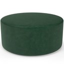 Ver imagem 2 de Puff Redondo Orgânico para Living 90cm Lola W01 Couríssimo Verde - Lyam Decor