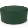 Puff Redondo Orgânico para Living 90cm Lola W01 Couríssimo Verde - Lyam Decor - 1