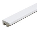 Ver imagem 1 de Rodapé de Poliestireno Liso Branco 240x3cm