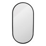 Espelho Ferro e Vidro Trendy Oval - Preto - 1