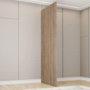 Ver imagem 1 de Lateral Quarto Modulado Bellagio 2,5cm MDP Fosco Jequitibá Casa 812