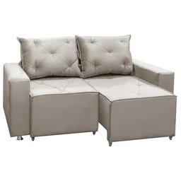 Sofá 2 Lugares Retrátil e Reclinável Bariloche 1.80cm C/ Molas - Veludo - 5