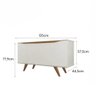 Buffet Aparador Olive 1,35 4 Portas Off White/natural - 6