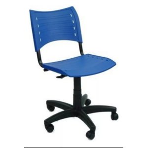 Cadeira Iso Giratoria Desmontável Frisocar com Regulagem de Altura Azul