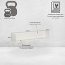 Ver imagem 2 de Prateleira Luna 90 Cm X 18 Cm Off White Suave