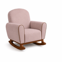 Ver imagem 6 de Poltrona Amamentação Nuvem Base Balanço com Puff Suede:Suede Rose