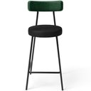 Ver imagem 4 de Banqueta Baixa Cozinha Sala Jantar Bancada Milão L02 Facto Verde Musgo Preto - lyam decor Lyam Decor