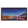 Tela com Moldura Slim London Eye 60x130cm MADEIRA ESCURA - 2