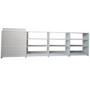 Ver imagem 3 de Balcão Caixa + 3 Expositores Lojas e Comércios Branco - Suprema Móveis