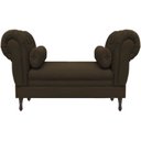 Ver imagem 2 de Recamier Grécia 160x50 Suede Marrom - Dominic Decor Grecia