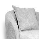 Ver imagem 4 de Poltrona Decorativa para Sala Quarto Aisha Orgânica - Élpis Móveis - Boucle Prata