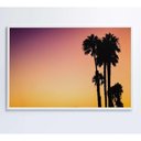 Ver imagem 2 de Quadro Fim De Tarde Palmeiras 90x60 Cm Vidro Impresso