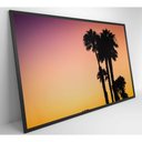 Ver mais imagens de Quadro Fim De Tarde Palmeiras 90x60 Cm Vidro Impresso