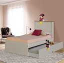 Ver imagem 1 de Cama Solt. Barcelona Off White e Nature com Auxiliar Tebarrot