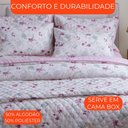 Ver imagem 6 de Jogo de Lençol Cama Box Solteiro 3 Peças Sultan Realce Premium 140 Fios Cloe Conforto e Qualidade