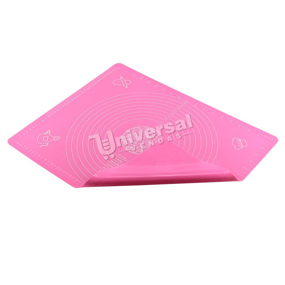 Tapete De Silicone Culinário Pasta Americana Massas 50x40cm Silpat Confeitaria Rosa - 4