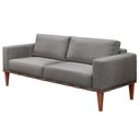 Ver imagem 1 de Sofá Namoradeira Bella Luxo Castellar Móbile Linho Cinza