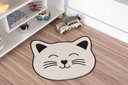 Ver imagem 1 de Tapete Infantil Natural Formato de Gato Preto 56X64CM