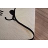 Tapete Infantil Natural Formato de Gato Preto 56X64CM - 2