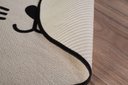 Ver imagem 2 de Tapete Infantil Natural Formato de Gato Preto 56X64CM