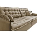 Ver imagem 1 de Sofá Sem Caixa Retrátil Reclinável 2,75m Cama inBox Versátil com Pillow Top e Molas Velusoft