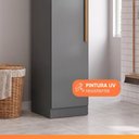Ver imagem 5 de Armário Multiuso para Lavanderia 1 Porta 4 Prateleiras Madrid