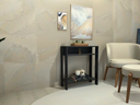 Ver imagem 2 de Aparador Mesinha, Mesa de Apoio, Mesa de Impressora Escritório, Mesa de Café, Sala. Cor: Tabaco