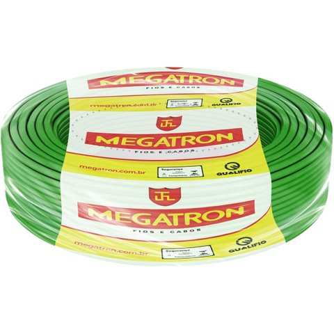 Fio Cabo Flexível 4mm Verde 100 Metros - Megatron