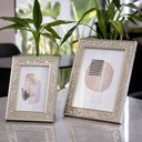 Ver imagem 2 de Porta Retrato Decorativo Prata 15x20 Cm - D’Rossi