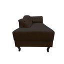 Ver imagem 4 de Recamier Decorativo Divã Styllus Lado Esquerdo Suede Marrom