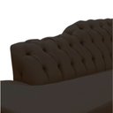Ver imagem 2 de Recamier Decorativo Divã Styllus Lado Esquerdo Suede Marrom