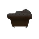 Ver imagem 5 de Recamier Decorativo Divã Styllus Lado Esquerdo Suede Marrom