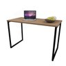 Escrivaninha Aço Slim Estudos Vintage Industrial Preto 120cm ClickForte Mesa Para Escritório Estilo  - 1