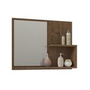 Ver imagem 2 de Gabinete de Banheiro com Cuba e Espelheira Hortencia 55cm Amendoa/off White - Mgm