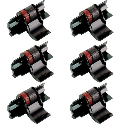 Rolete Entintador Ir40t Preto/vermelho 6un - Masterprint