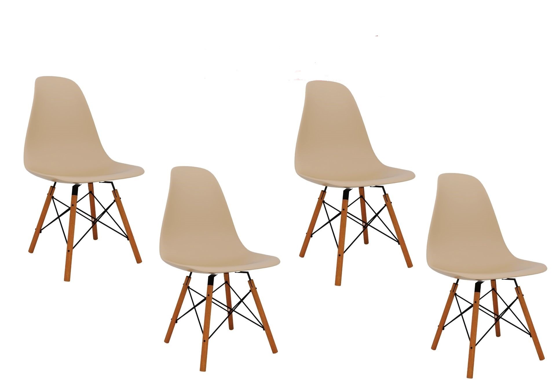 Cadeira Eames Charles Eiffel Quatro Fendi Ajl Store Conjunto Cadeira Sala de Jantar