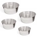 Ver imagem 1 de Kit 4 Forma Assadeira Redonda Bolo Pudim C/ Canudo Aluminio