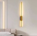 Ver imagem 2 de Arandela Led 12w Fit 60cm Sabre Parede Slim Dourado Multicor Bivolt