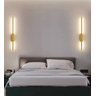 Arandela Led 12w Fit 60cm Sabre Parede Slim Dourado Multicor Bivolt - 4