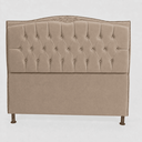 Ver imagem 2 de Cabeceira Cama Casal Greta 140cm Estofada Suede Design Clássico