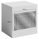 Ver imagem 5 de Micro-ondas de Embutir Mueller 25 Litros Espelhado Mme25k Cinza 110v
