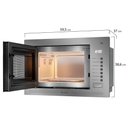 Ver imagem 4 de Micro-ondas de Embutir Mueller 25 Litros Espelhado Mme25k Cinza 110v