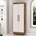 Ver imagem 4 de Armário Multiuso Texas 2 Portas 5 Prateleiras MDF-MDP 63cm Off White