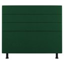 Ver imagem 1 de Cabeceira Cama Box Casal Queen Size Malik 160cm Suede Verde - Abmaza