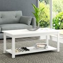 Ver imagem 2 de Mesa de Centro + Rack Ditália 2 Portas R-605 + R-606 Branco